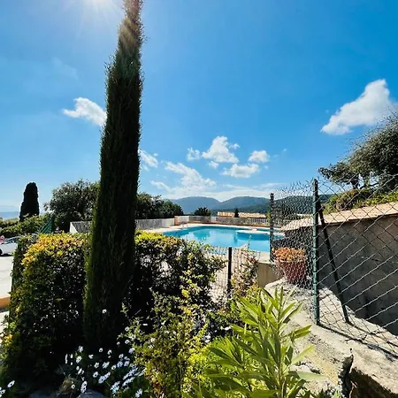 Superbe T2 Avec Vue Et Piscine Appartamento La Croix-Valmer
